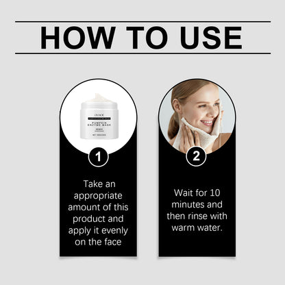 OUHOE Pumpkin Enzyme Mud Mask — Deep Pore Cleansing & Nourishing