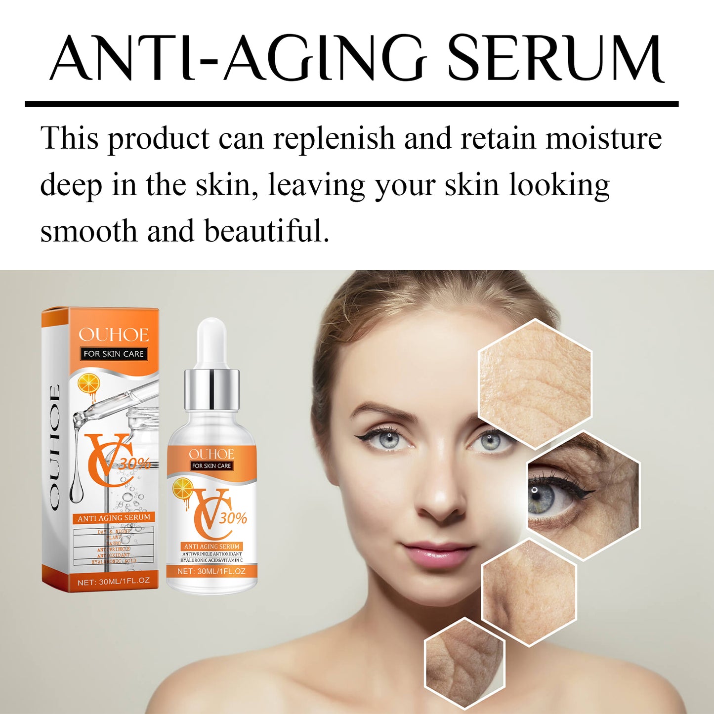 OUHOE Anti-Aging Serum — Firming & Wrinkle Repair