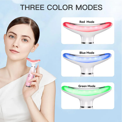 3-in-1 Facial Sculpting Massager — Thermal Vibration Face Tool