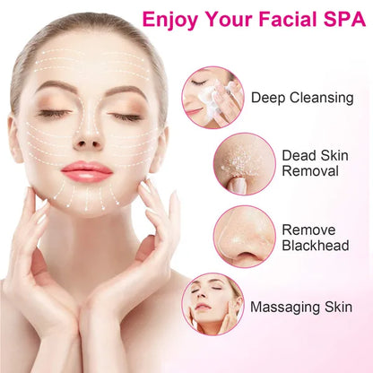 Waterproof Facial Spin Brush — 5-Head Electric Cleansing System