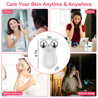 Microcurrent Face & Neck Roller — 5-Gear Skin Lifting Device