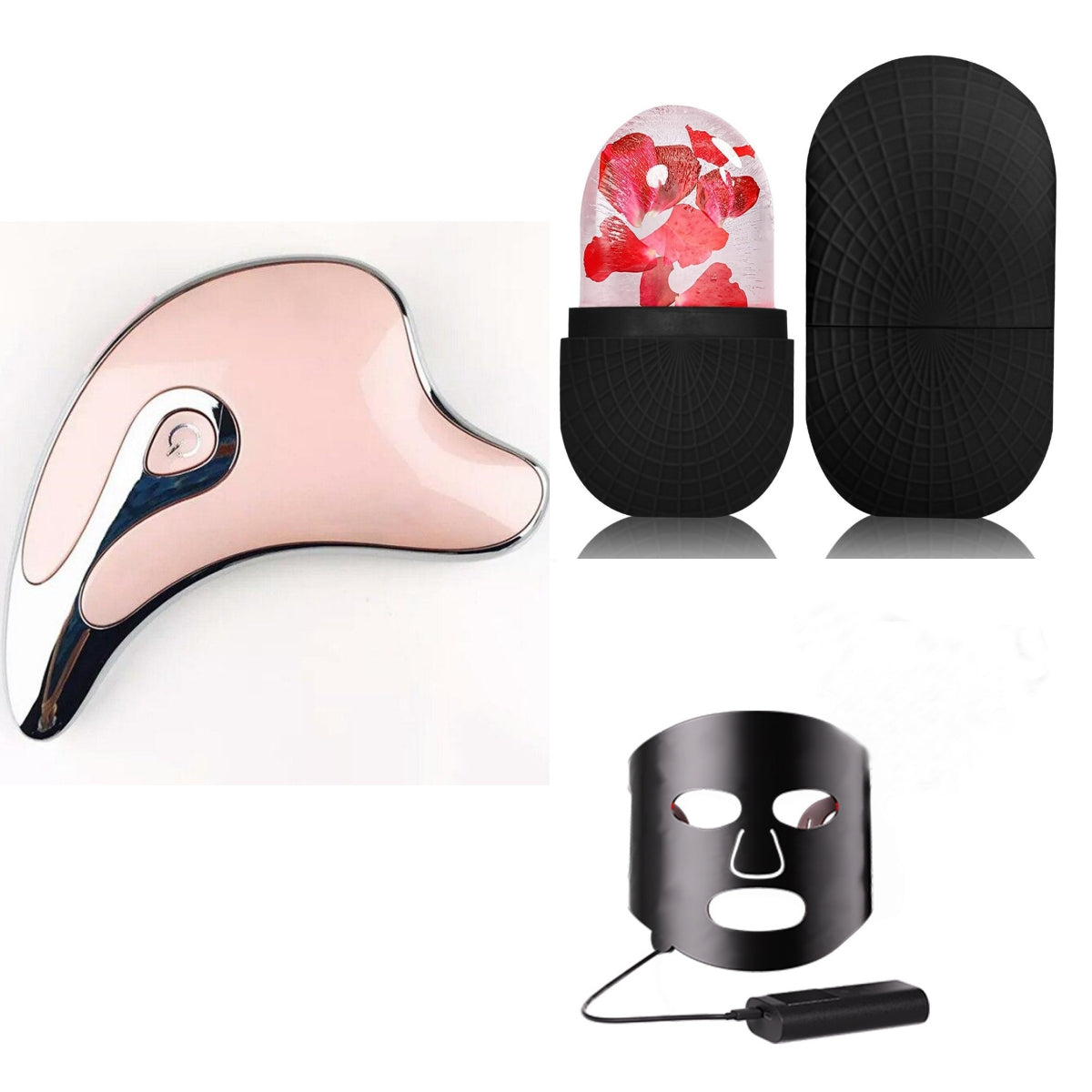 LED Microcurrent Gua Sha Sculpting Tool — Face Lifting Device