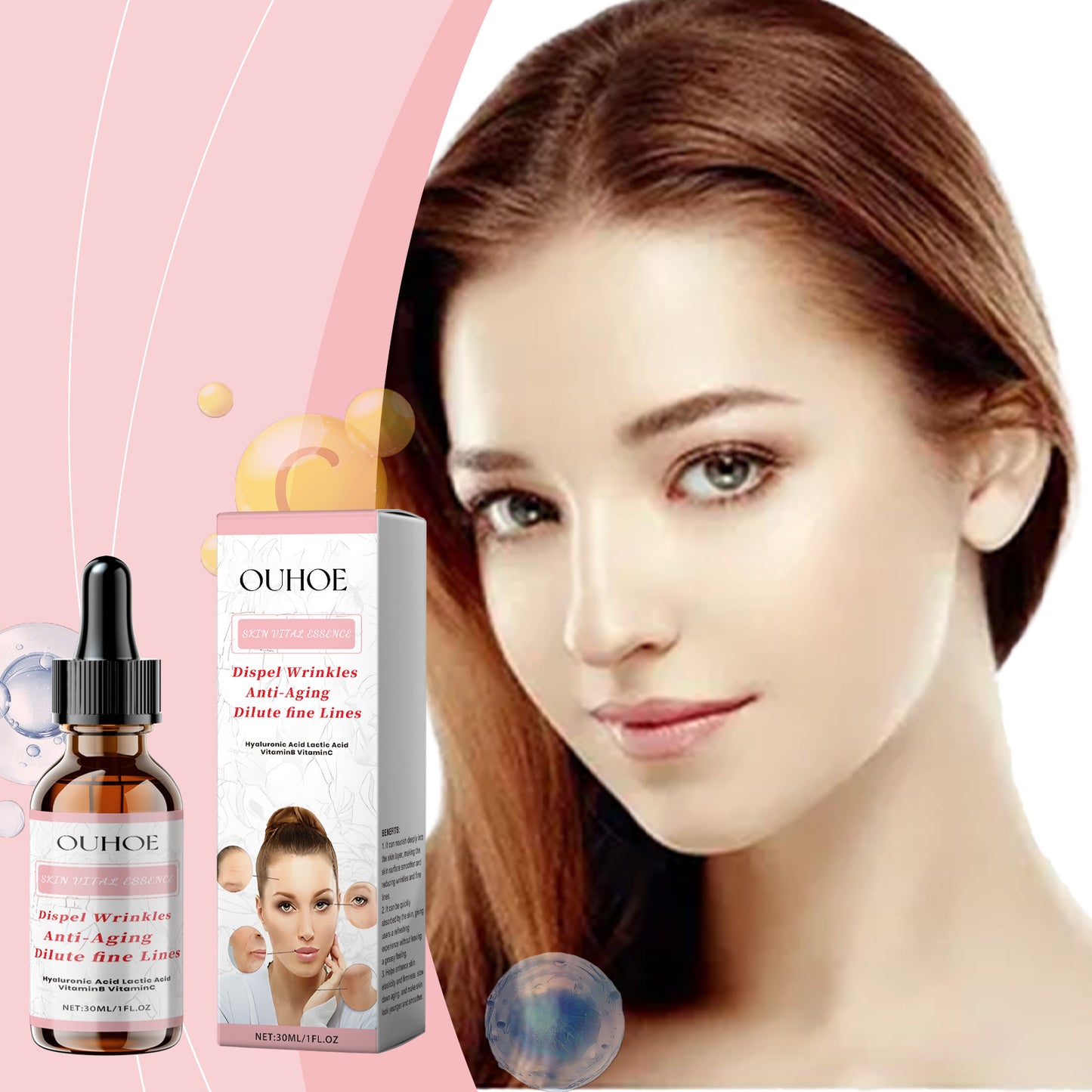 Brightening Wrinkle Repair Serum — Deep Hydration & Skin Firming
