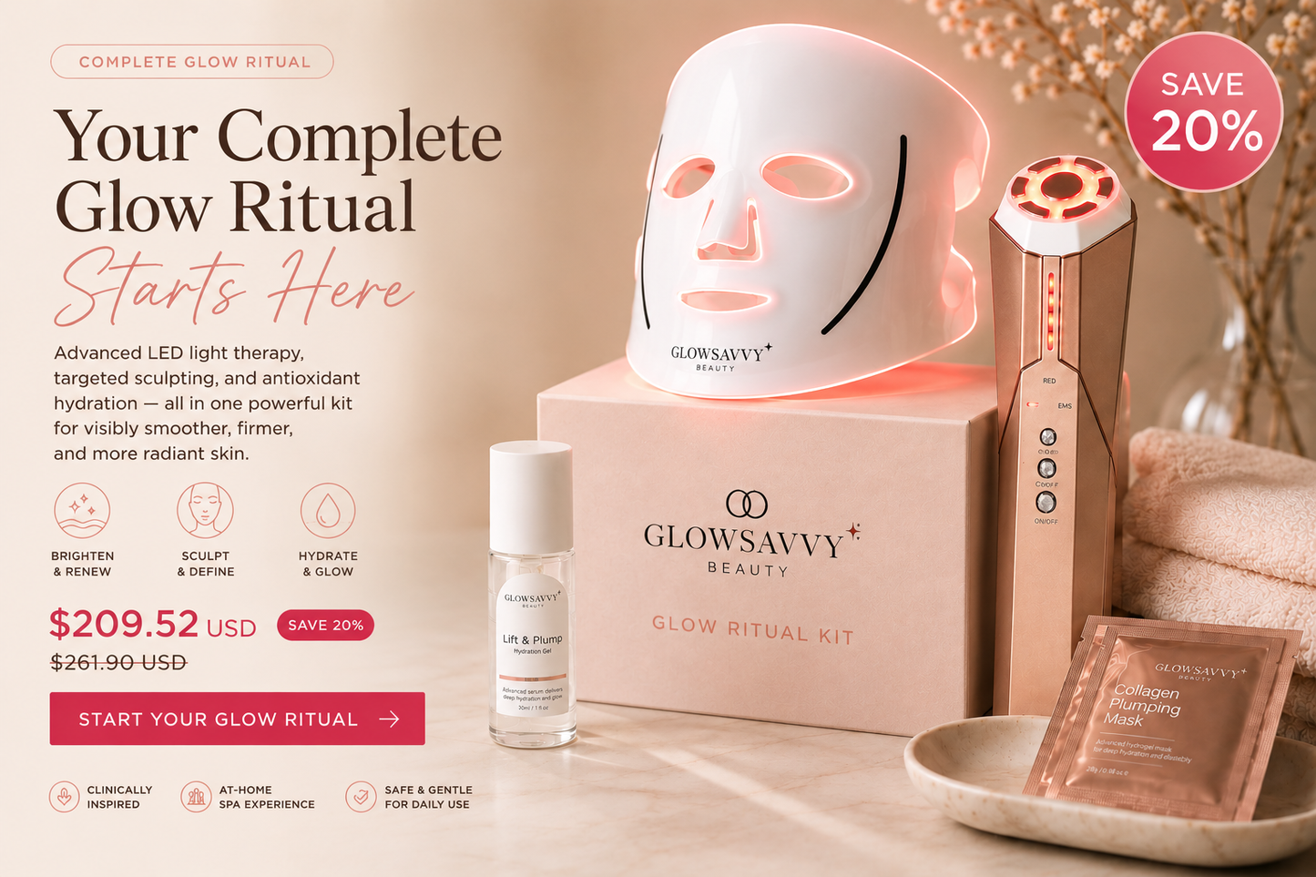 Glow Ritual Kit — LED Renewal System