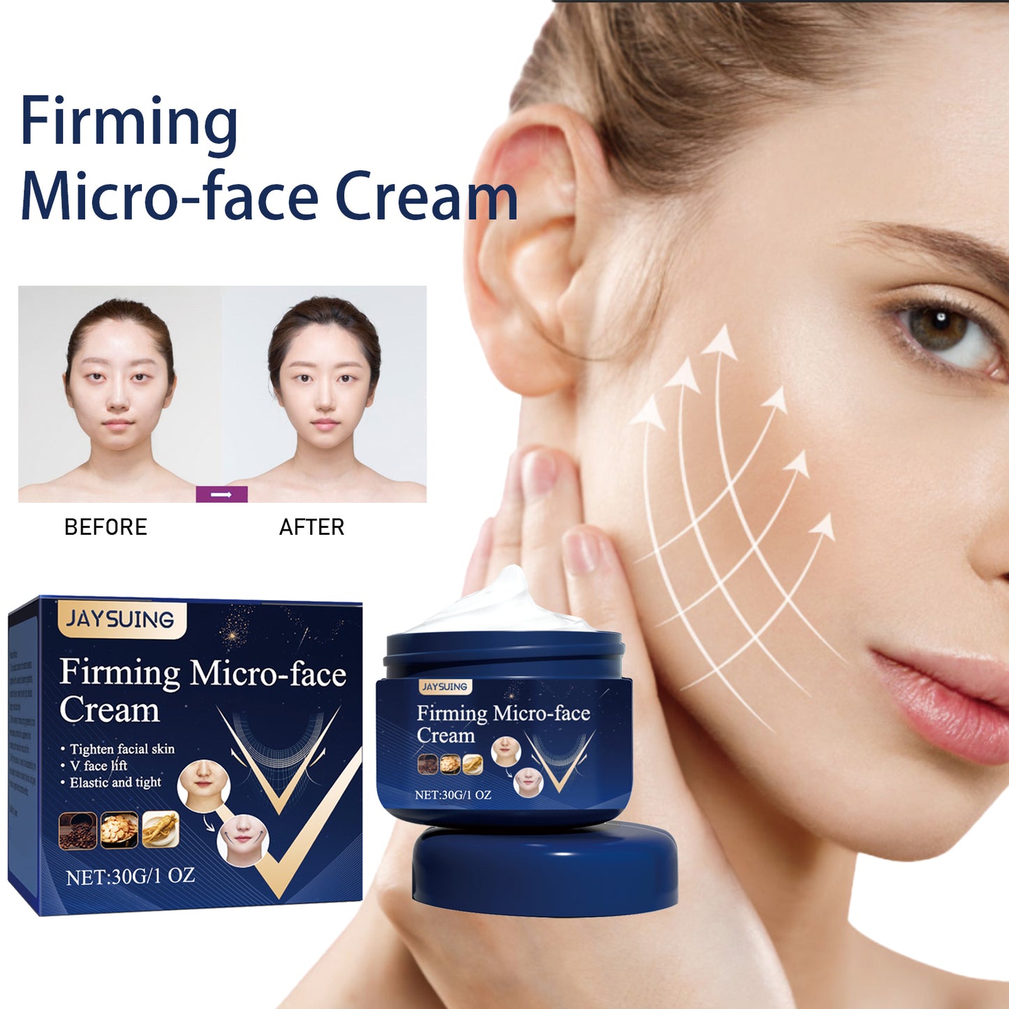 V-Face Firming & Contouring Cream — Chin Lifting Massage Cream