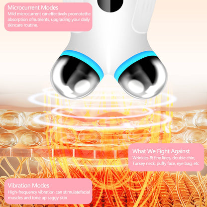 Microcurrent Anti-Aging Facial Device — Boost Absorption & Reduce Wrinkles