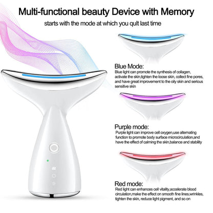 Face & Neck Skin Tightening Device — Firming Facial Massager