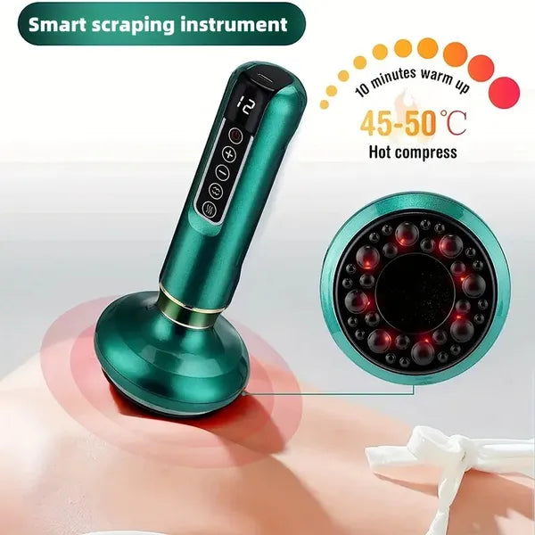 Body Gua Sha Vacuum Massager — 12-Level Electric Cupping Device