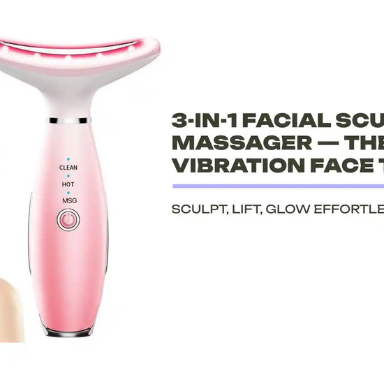 3-in-1 Facial Sculpting Massager &mdash; Thermal Vibration Face Tool by@Outfy